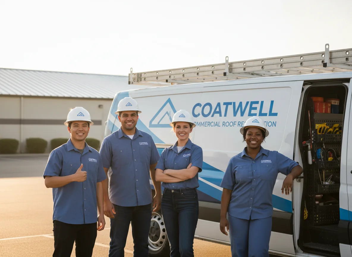 Commercial roof coating company in Linden, MI
